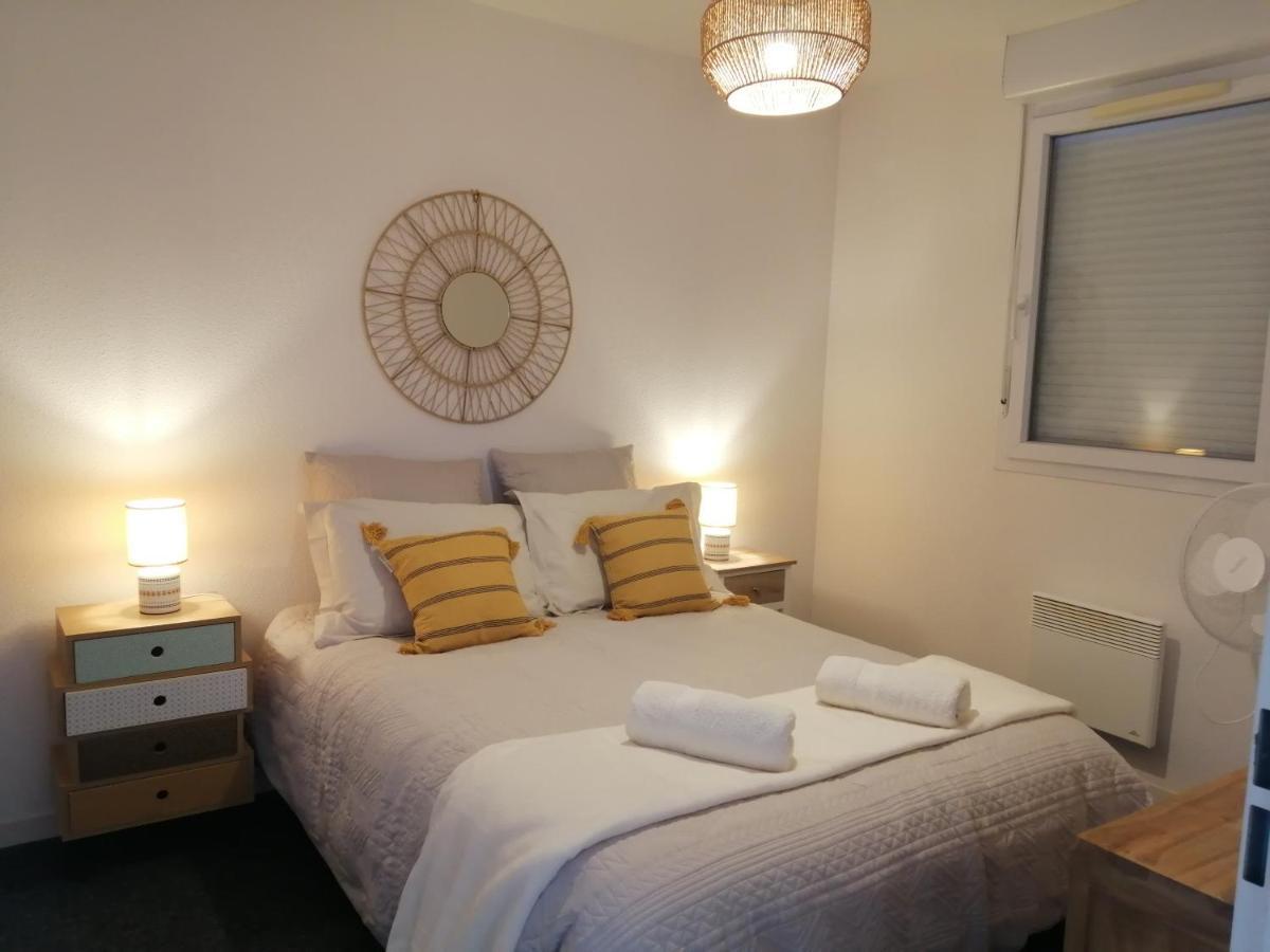 Le Cocon De Marie,Piscine, Balcon, Parking Gratuit, Baignoire Apartment การ์กาซอน ภายนอก รูปภาพ